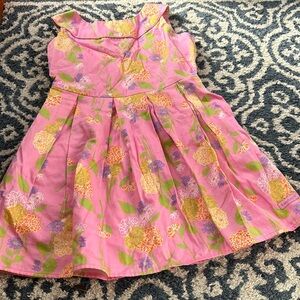 American Girl Pink Floral Kids Dress